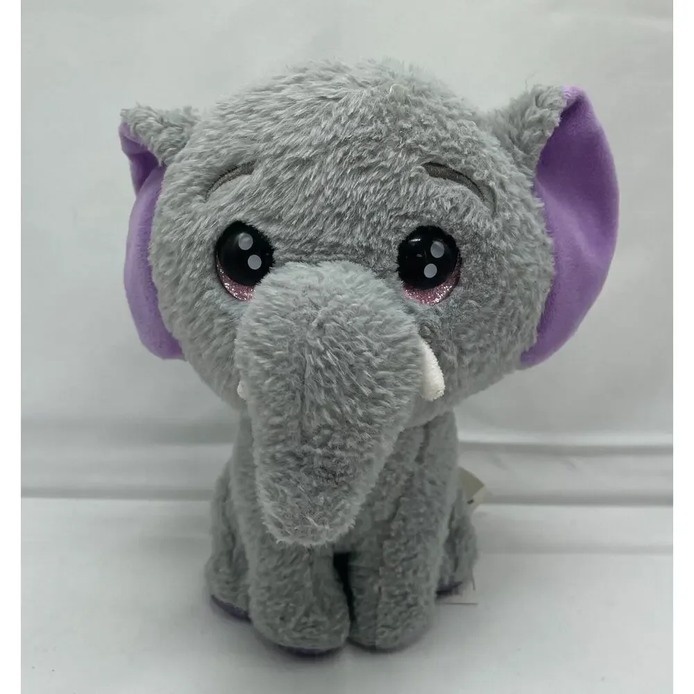 Dusty Li'L‎ Peepers Elephant Russ Plush Stuffed Animal Purple 9